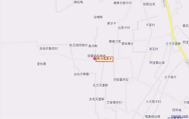 p>新疆喀什地区叶城县依力克其乡辖行政村,辖4个村民小组.