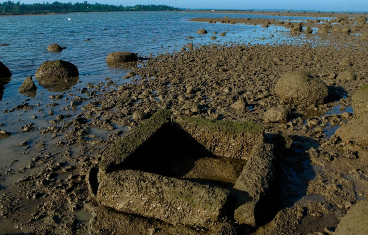 海南海底村庄地震遗址