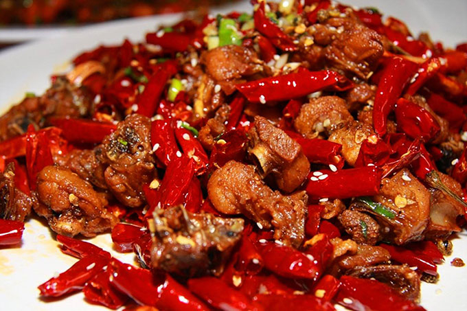 炒辣子鸭块