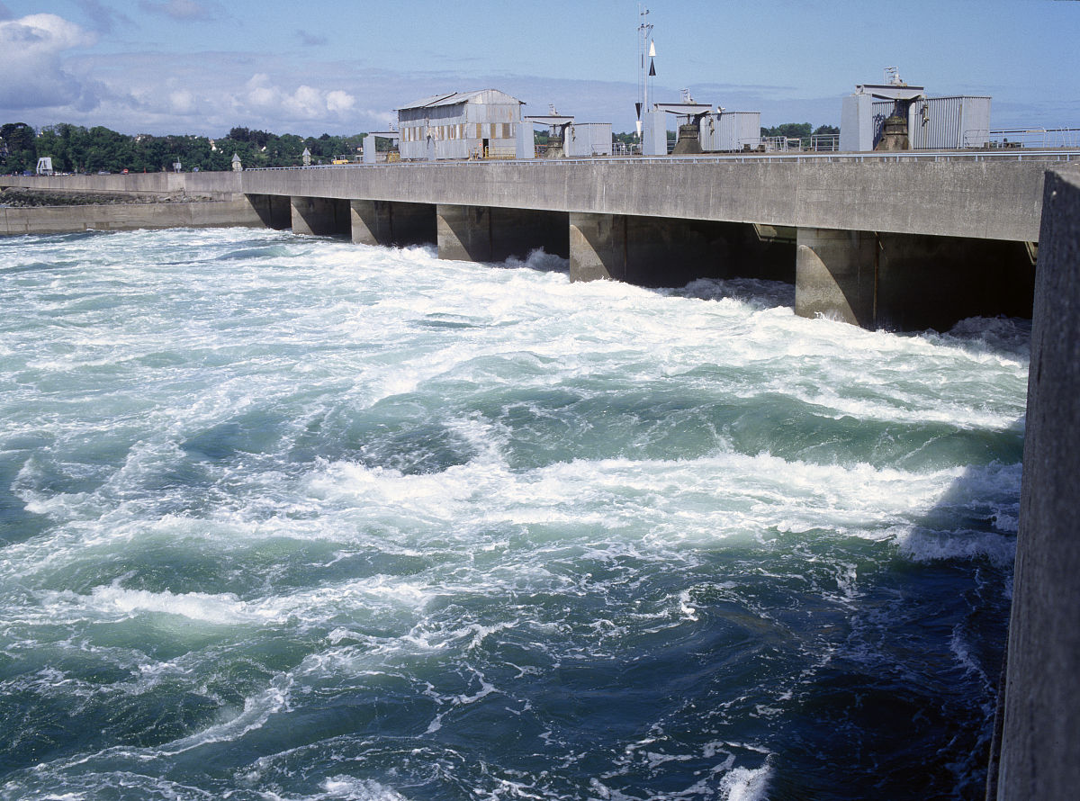 单库单向潮汐电站