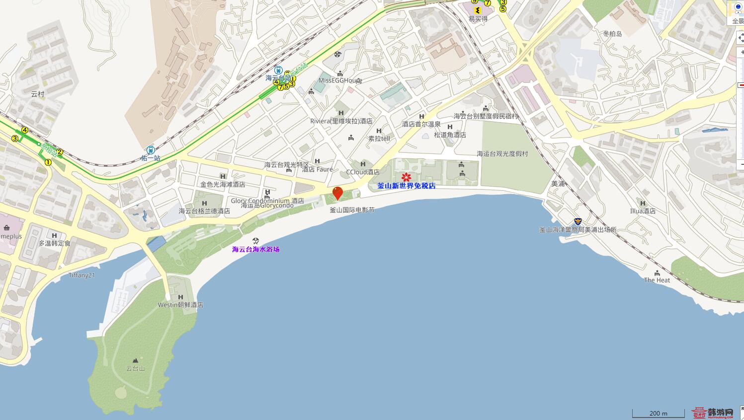 data-lemmaid="475181">釜山 /a>海底世界,海云台沙滩侧的釜山水族馆