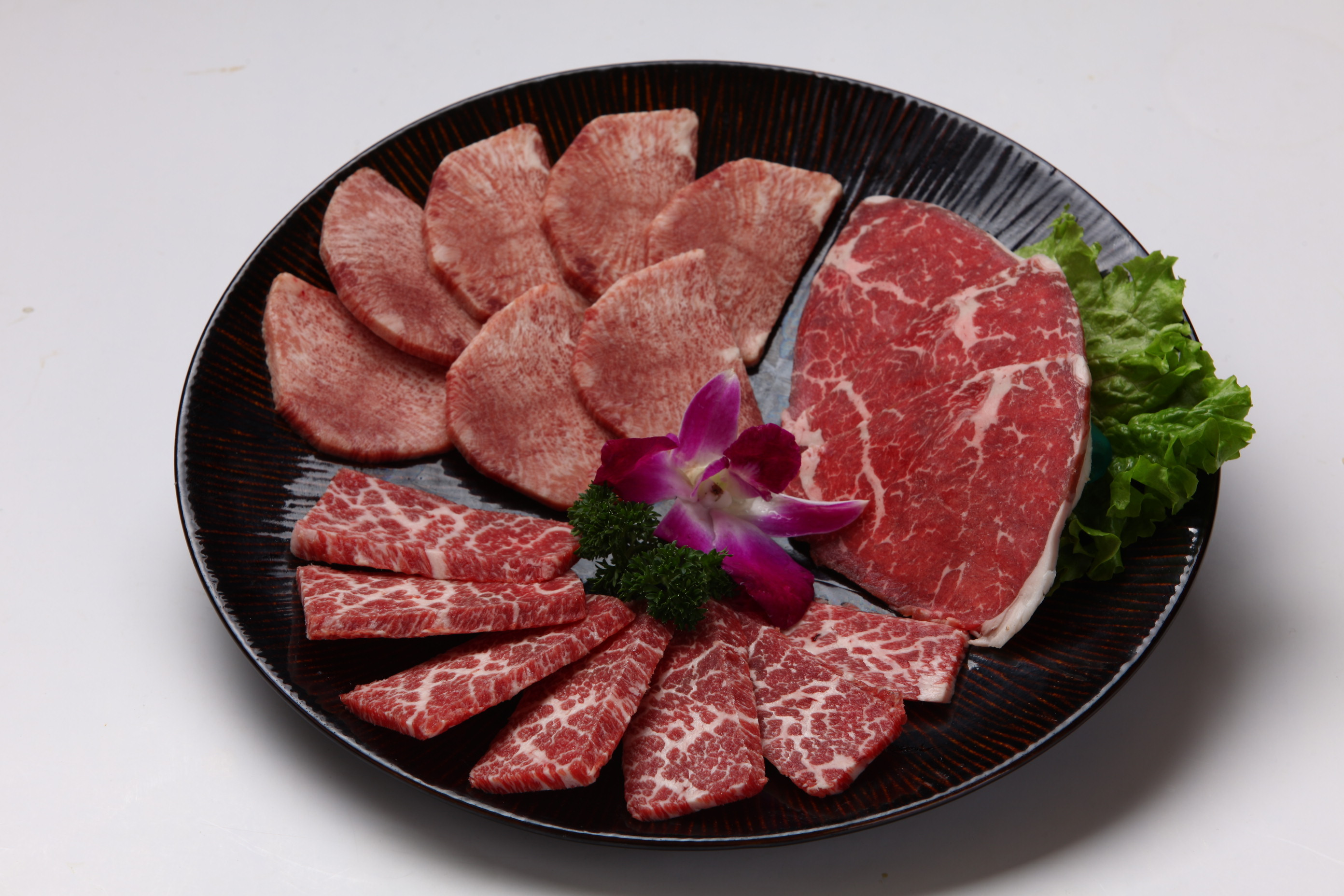 韩式传统铜盘烧烤牛小排