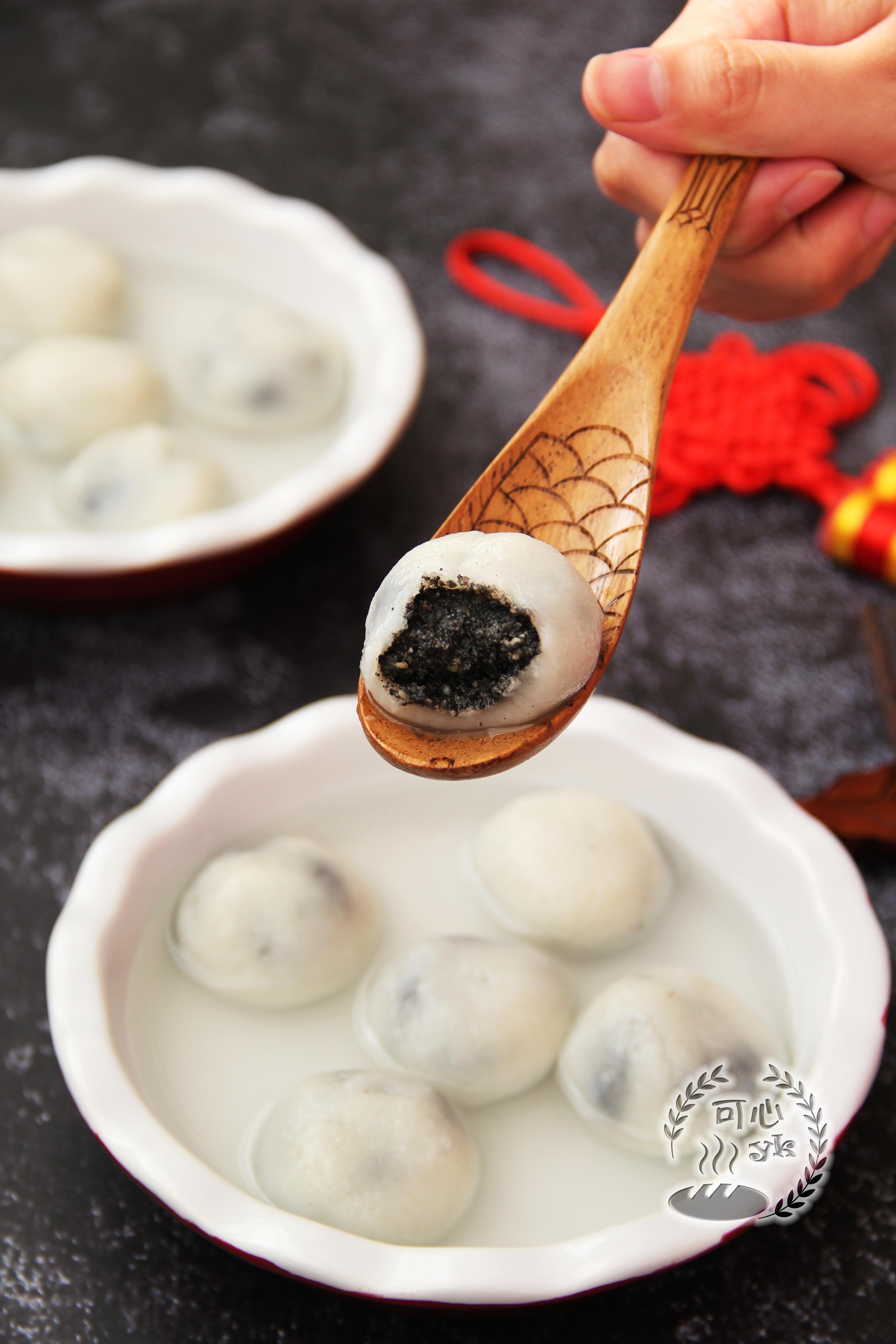 黑芝麻核桃汤圆