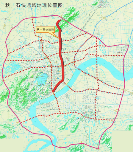  p>秋石高架路(qiushi eleveted expressway)是中国浙江省杭州市境内