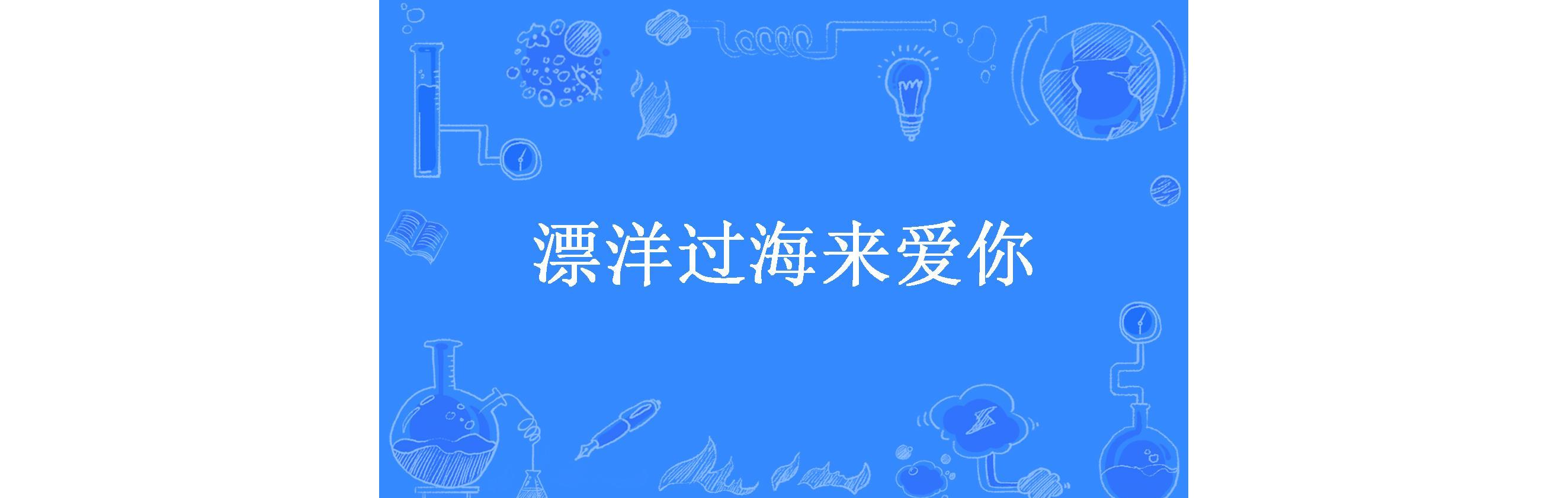 漂洋过海来爱你