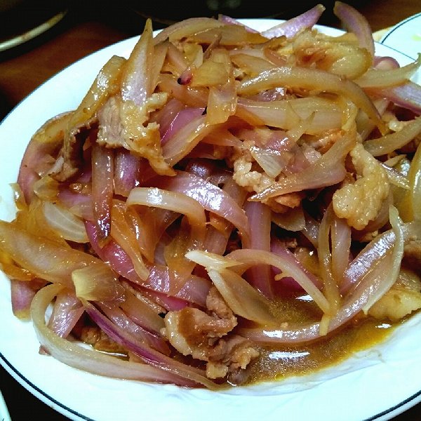 肉炒洋葱