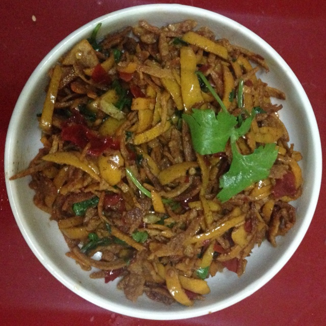 时令小炒炒桔皮