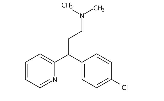  p>氯苯那敏,是在预防过敏性疾病如鼻炎和荨麻疹症状时使用的第一代