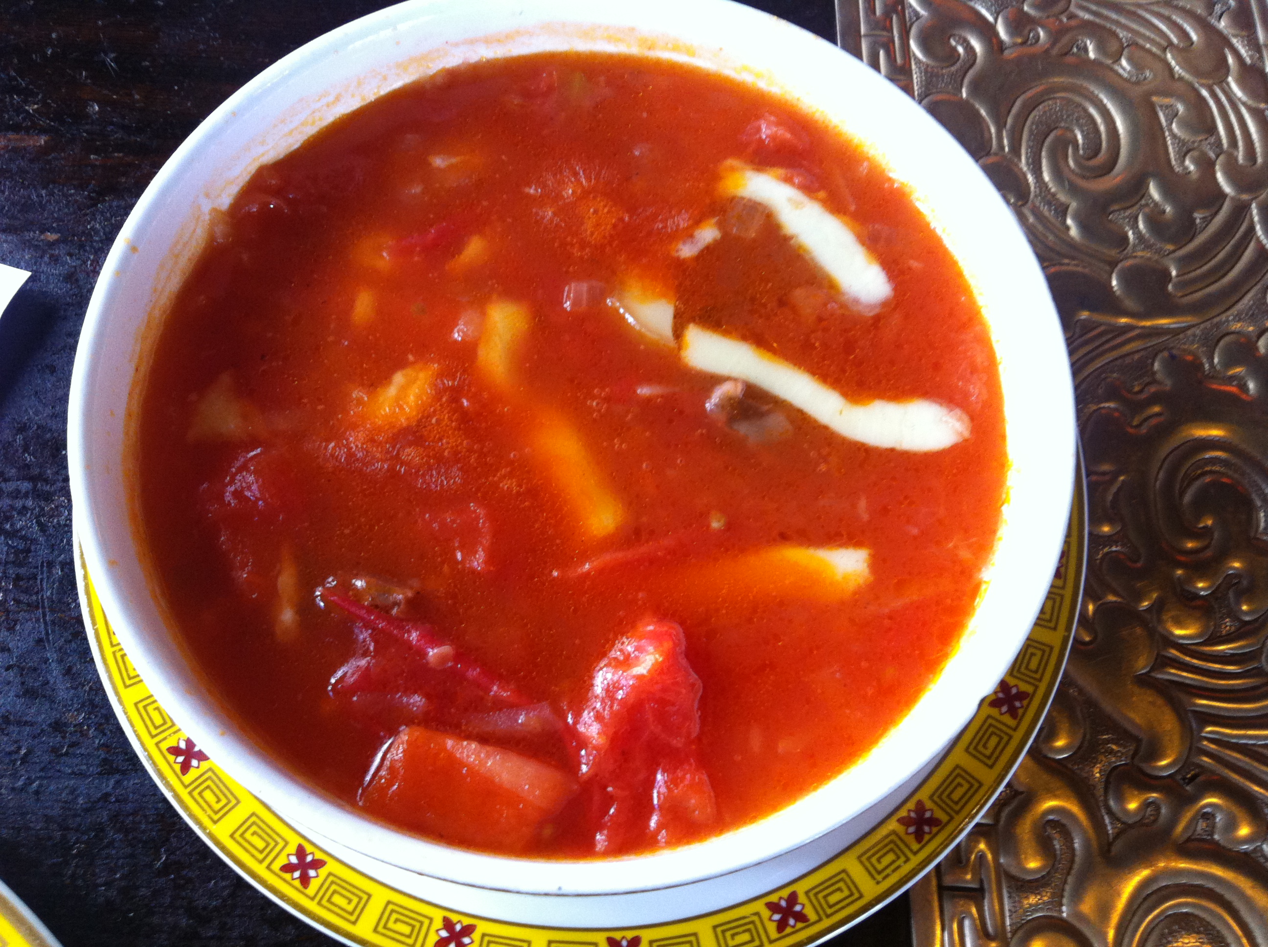 排骨番茄芝士汤