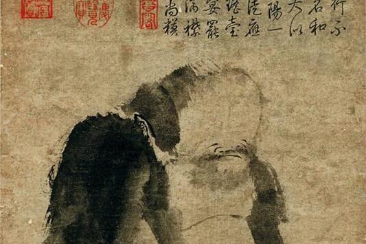 宋代画家梁楷的《泼墨仙人图》，不拘一格的艺术表现力_百科TA说