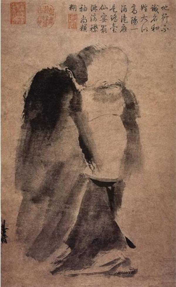 宋代画家梁楷的《泼墨仙人图》，不拘一格的艺术表现力_百科TA说
