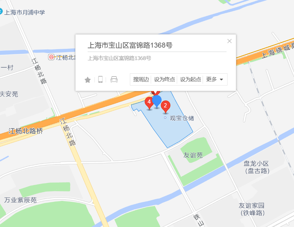  p>富锦路1368号位于上海市宝山杨行,共计房屋1户. /p>