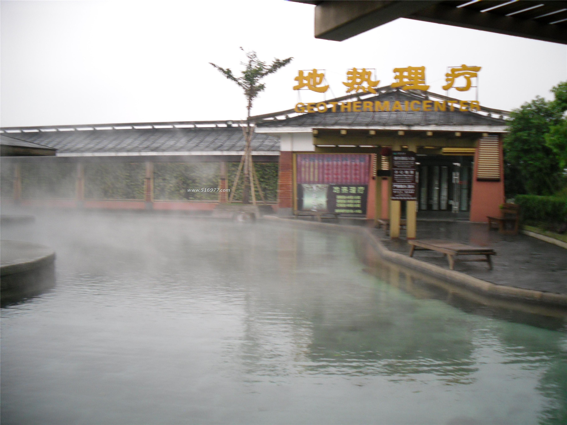 景区集温泉沐浴,休闲养生,水上乐园,生态