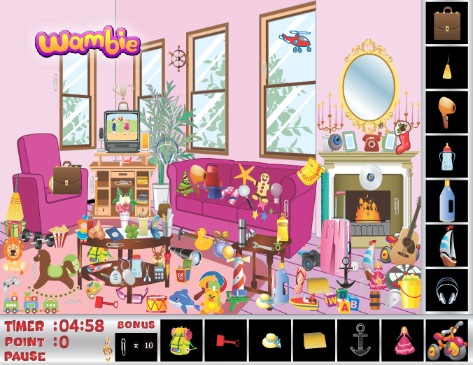  p>《杂乱小屋找东西》是一款益智小游戏,游戏大小是1757k.