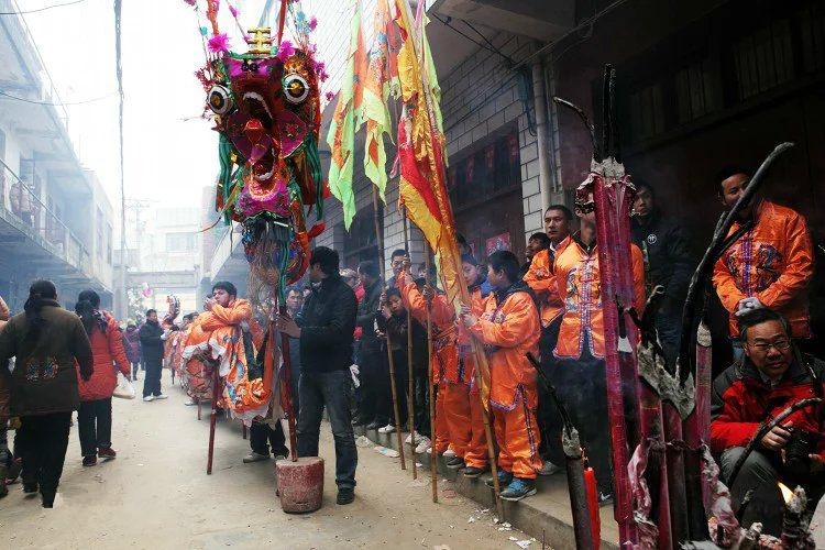 杨店龙灯一直是湖北孝感地区龙舞文化中的佼佼者,因其龙头巨大故又称