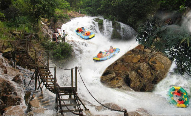  p>金龙峡漂流(原黄龙峡)坐落在清远银盏谷内,是清远漂流第一站,金龙