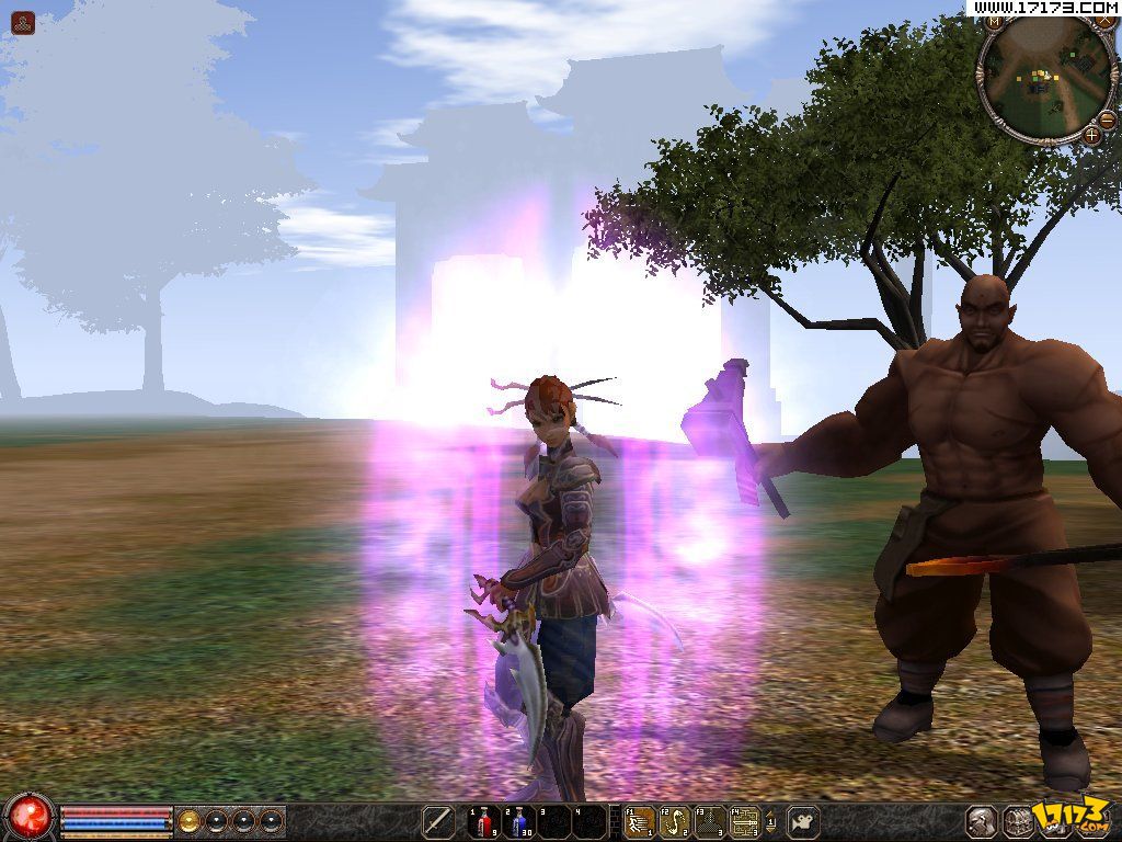 中广网代理运营的全3d,mmorpg网游游戏,游戏是在原《倚天Ⅱ》基础上