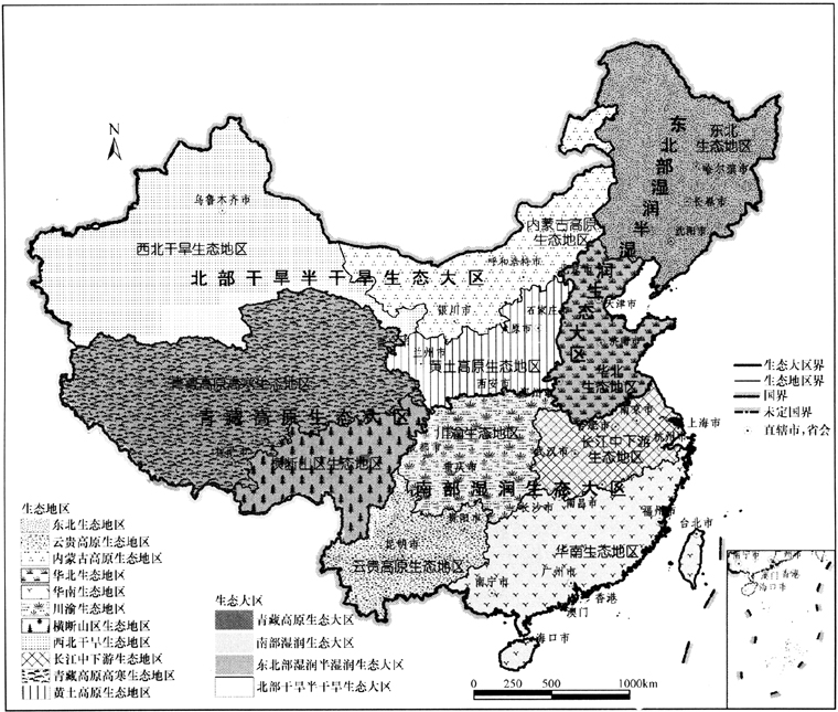 全国生态功能区划