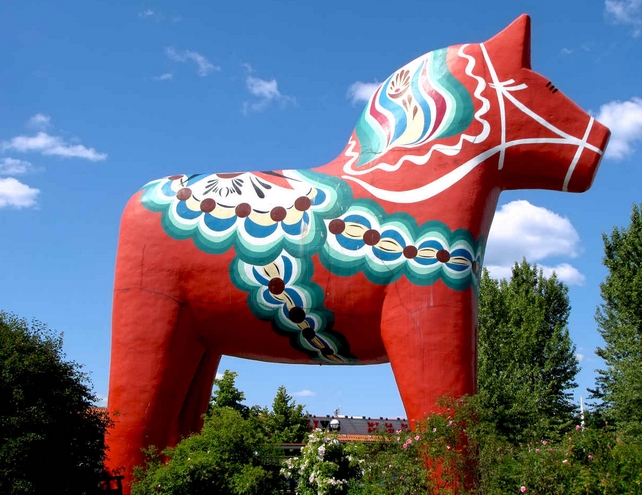  p>达拉木马(英文名称:dala horse,dalecarlian horse):公元17世纪