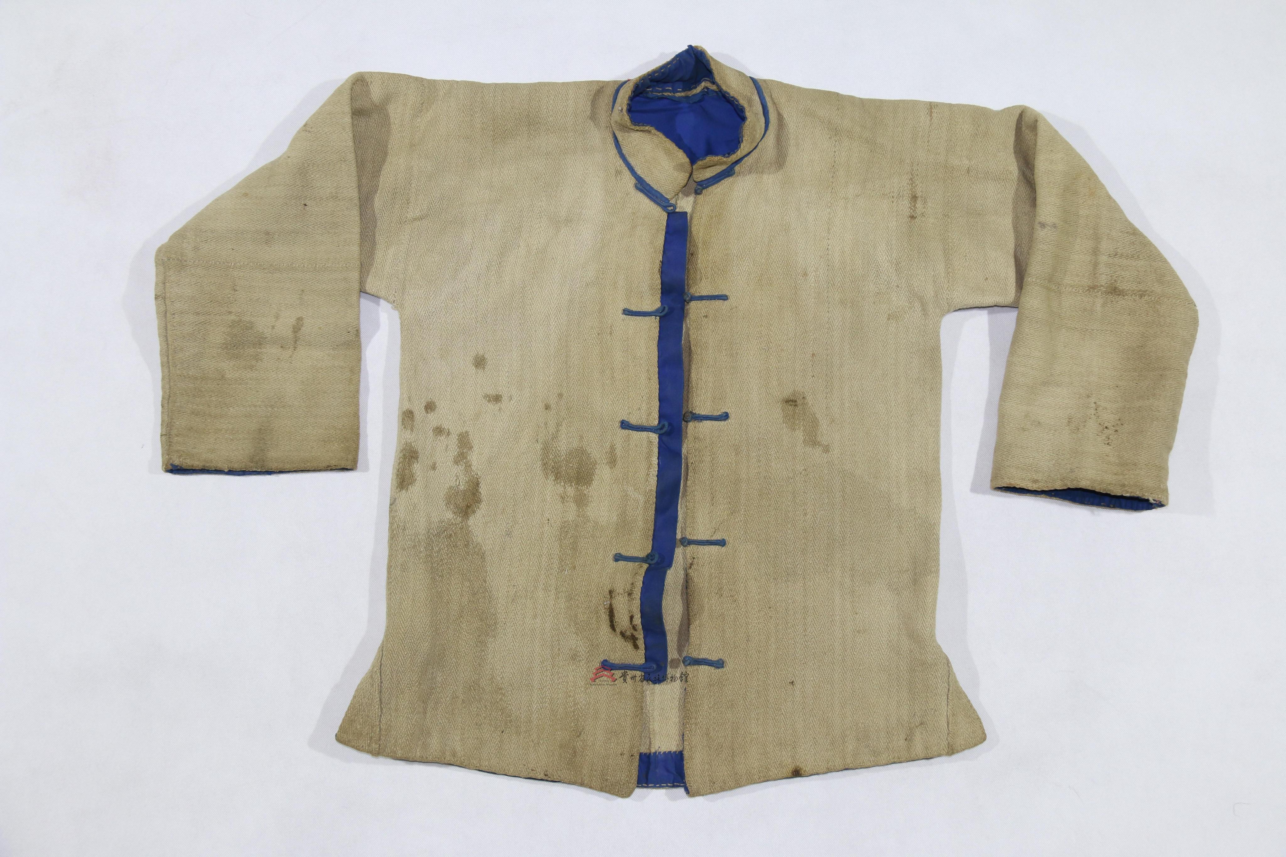 当代赫章彝族羊毛对襟男上衣