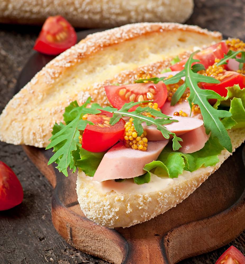 小香肠棍子三明治