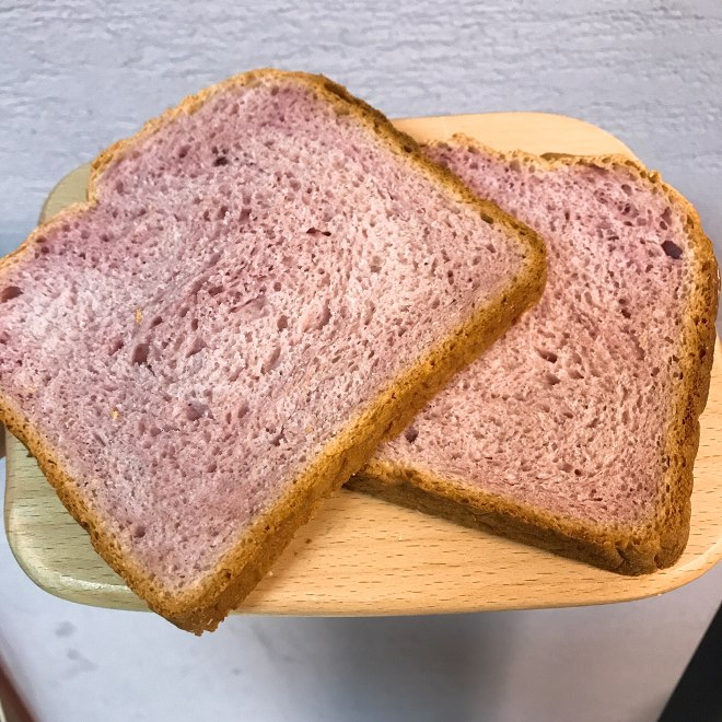 紫薯颗粒吐司面包