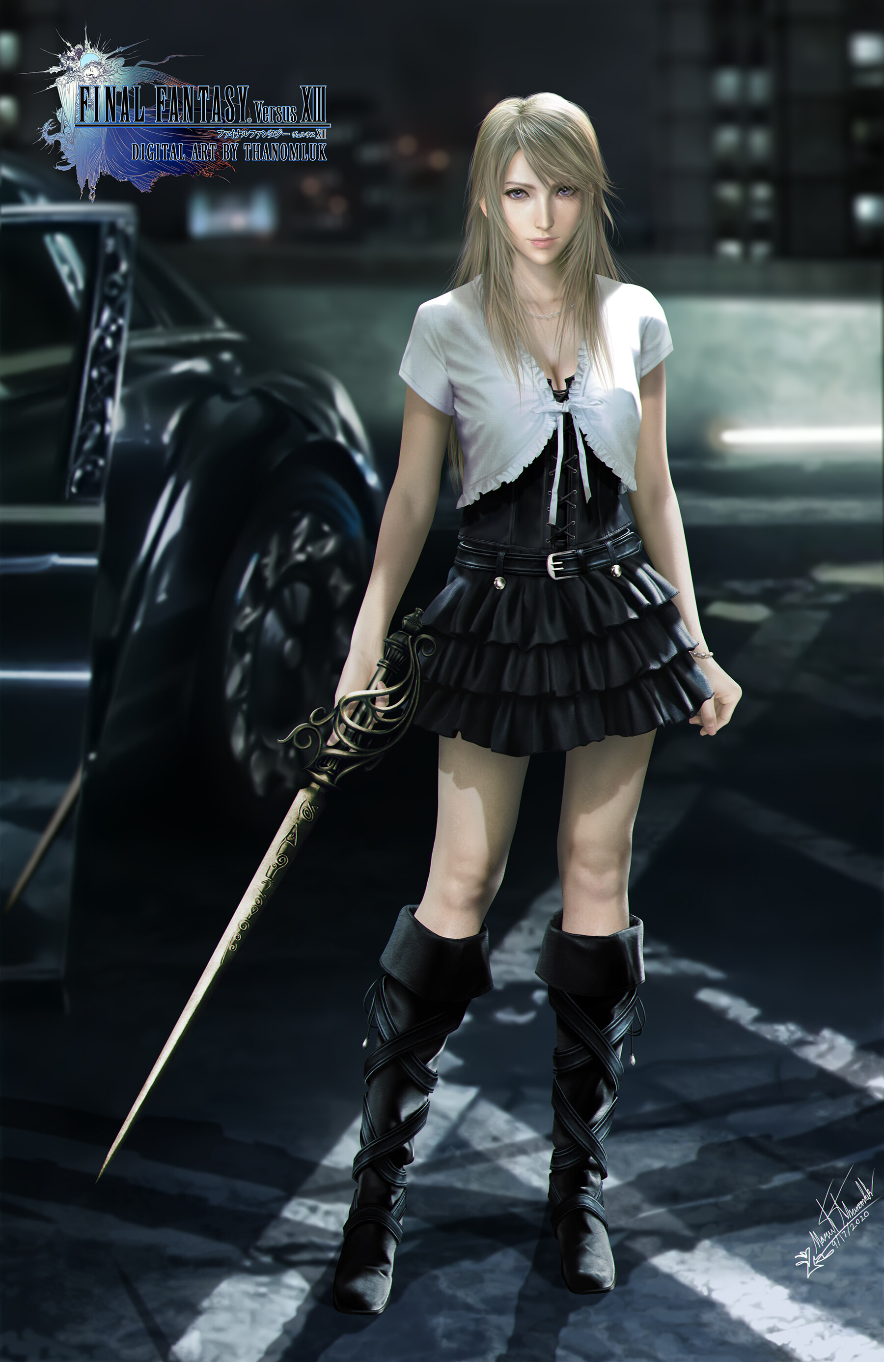 幻想versus13 /a>》中的虚拟角色,中文名叫史黛拉·诺克斯·芙尔雷