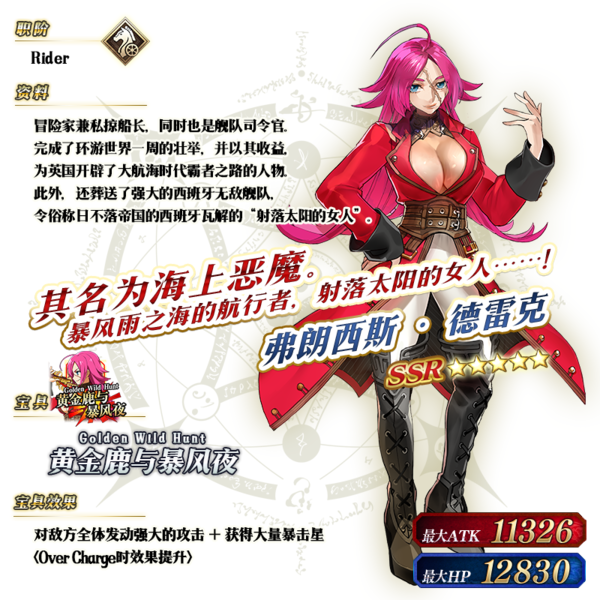  p>弗朗西斯·德雷克是游戏《 a target="_blank" href="/item/fate