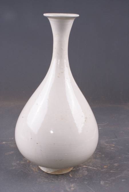 元白釉玉壶春瓶_百度百科