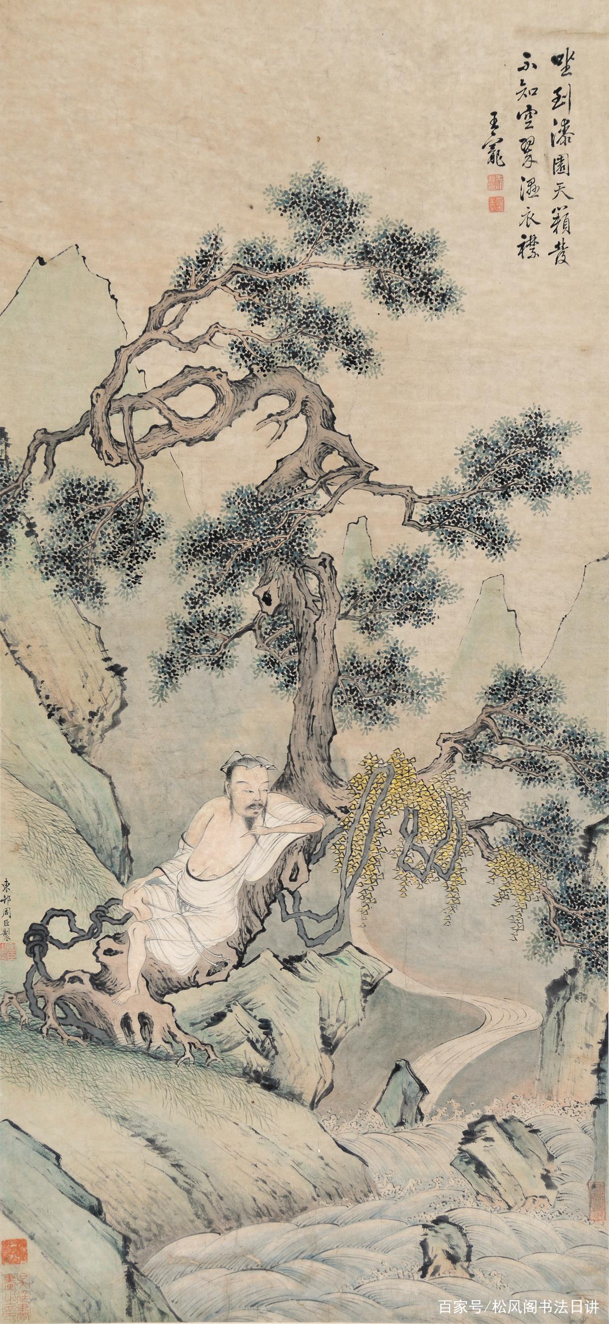 他是唐伯虎老师，画风精美，用笔老辣，作品市值1.4亿美元_百科TA说