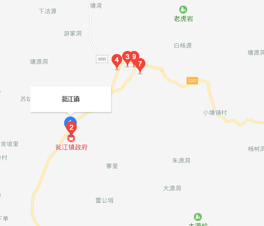 data-lemmaid="5114876">平江县 /a>西南部, 1958年成立瓮江区,将浯口