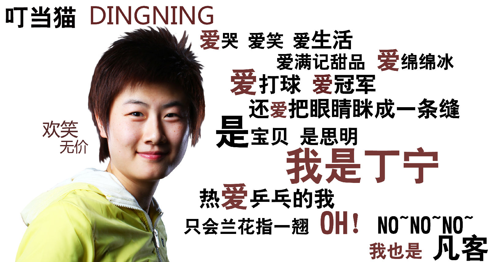  p>丁宁,1990年6月20日出生于黑龙江省大庆市,中国女子乒乓球队队员