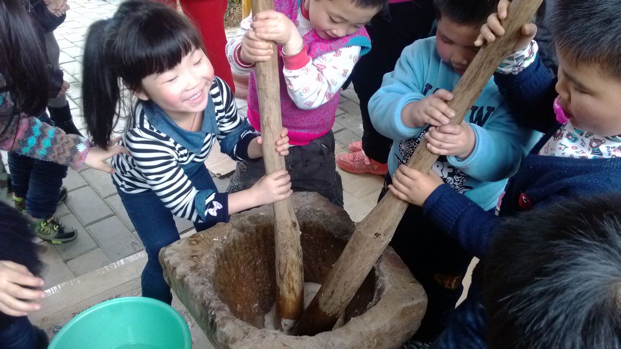 打麻糍