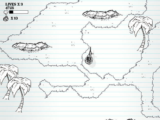  p>草稿战士2的画面虽然只是由黑白两种颜色构成,不过游戏的线条和