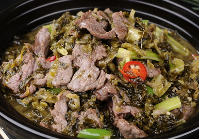 酸菜烧牛肉
