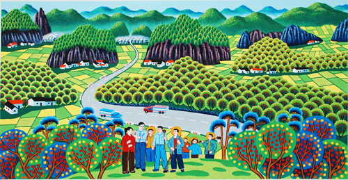 龙门农民画