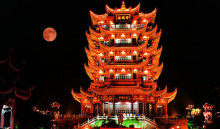 黄鹤楼月色