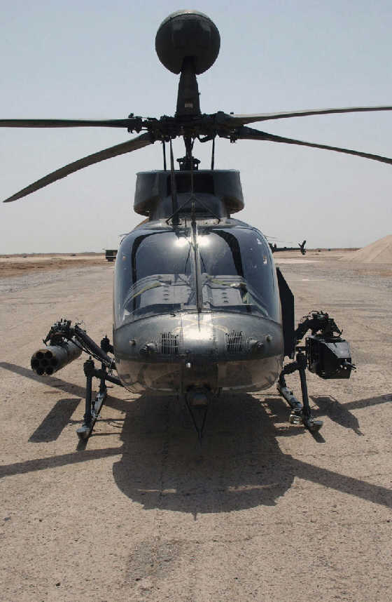 oh-58基奥瓦侦察直升机