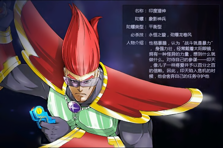 印度猎神,动画片《 a target="_blank" href="/item/战斗王之飓风战魂