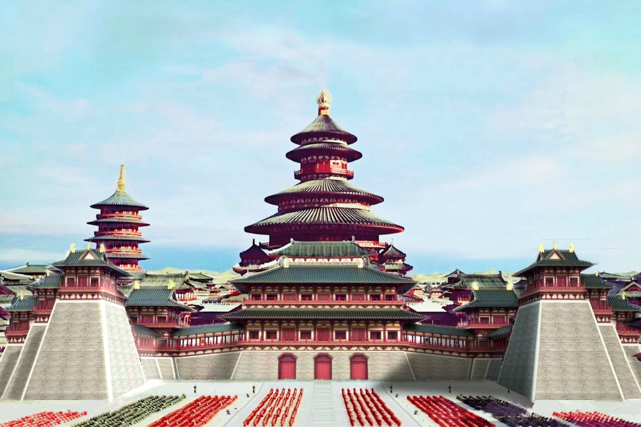  p>隋唐洛阳城宫城,即隋唐时期洛阳城皇宫部分,始建于隋大业元年(605