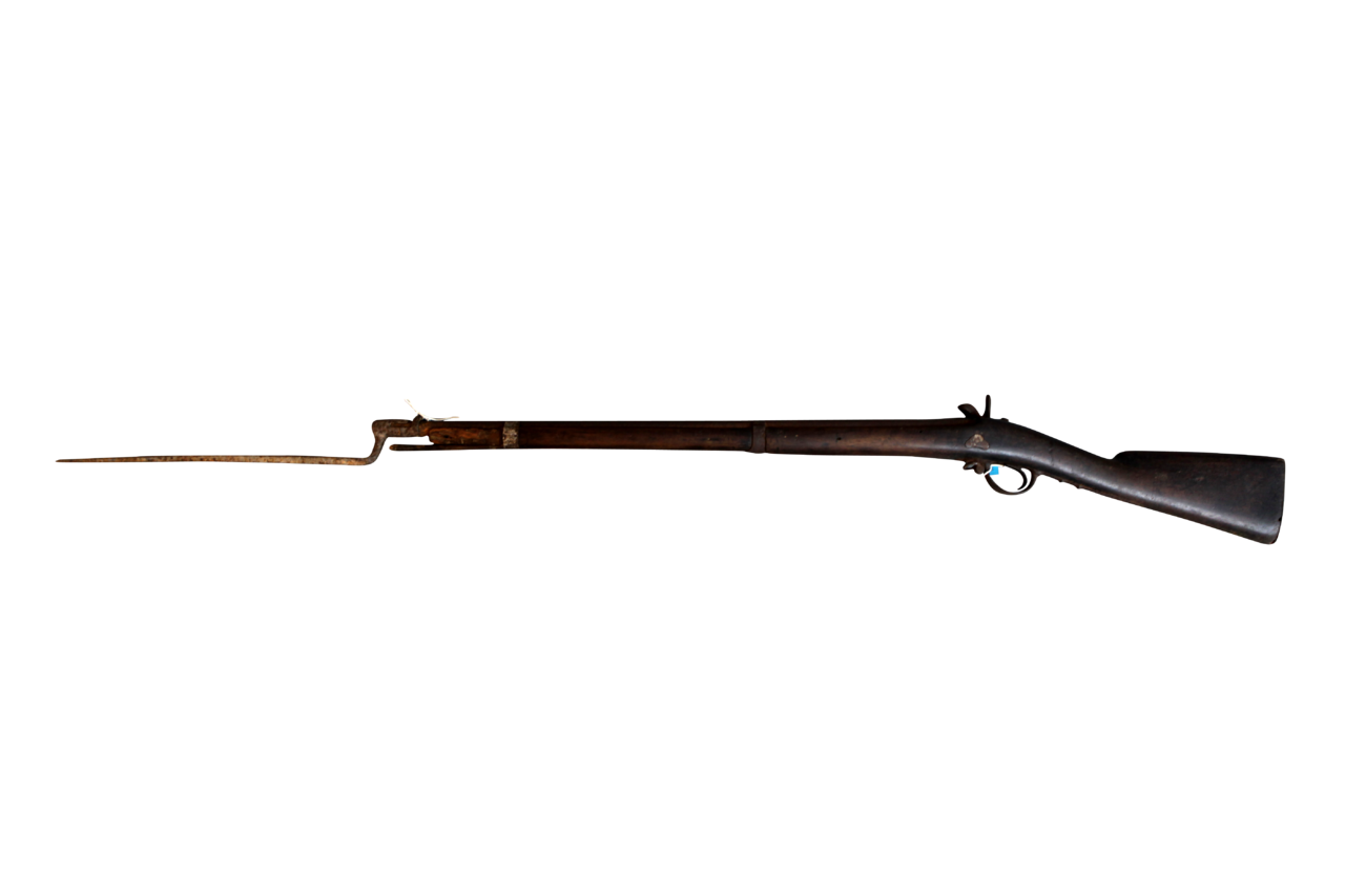 清前膛带枪刺长枪