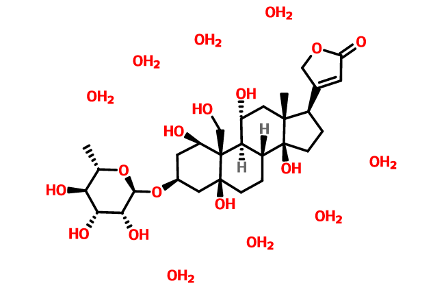  p>毒毛旋花苷g,英文名称:ouabain octahydrate.cas号:11018-89-6.