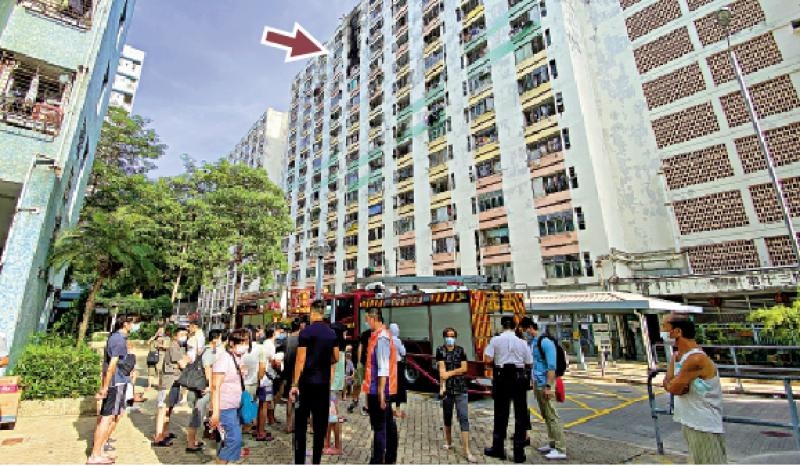  p>2021年9月10日凌晨2时许,香港石硖尾白田邨13座12楼一个单位发生