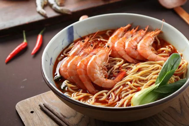 鲜虾面