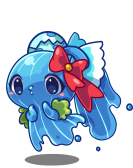 详情>>公测水灵,腾讯游戏《洛克王国 》中的宠物,初始宠物水灵的洛克