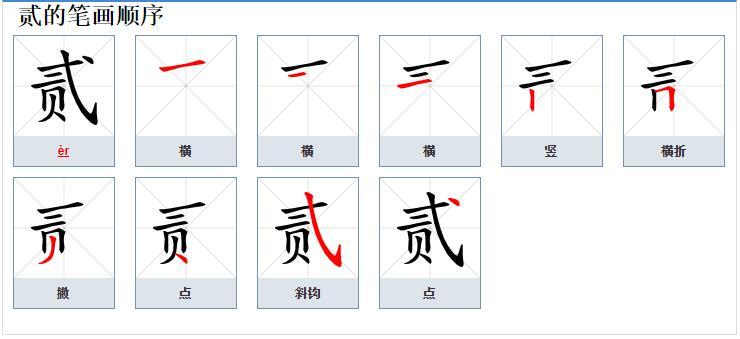 贰（汉语文字）_百度百科