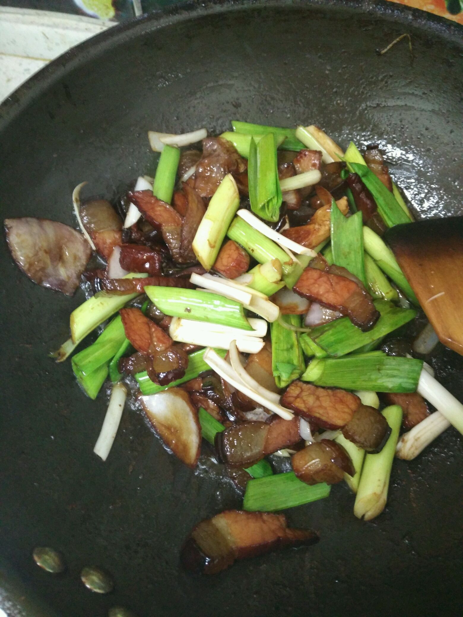 熏肉片小炒