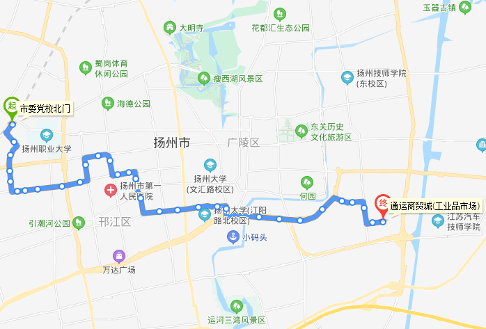 扬州公交21路