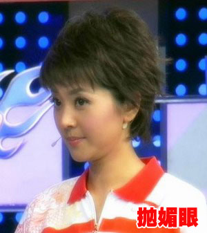 leer,ogle),俗称放电,也叫眉目传情,做媚眼, 挤眉弄眼