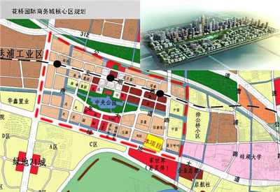 花桥国际商务城是江苏省级开发区,江苏省服务外包示范区,规划面积50